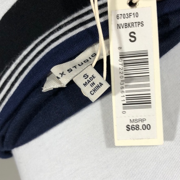 max Studio Color Block Striped Pencil Skirt S - Picture 4 of 4